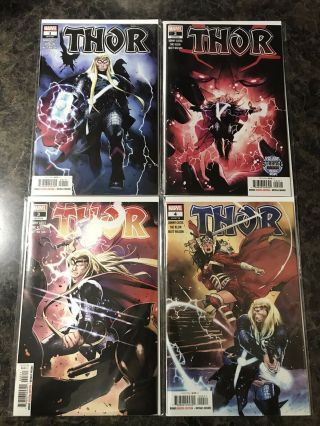 Thor 1 2 3 4 First Print 1st Black Winter 2020 Cates - Marvel Comic Cover A - Nm