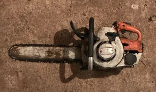 Vintage Stihl Chainsaw With Bar & Chain For Parts/repair