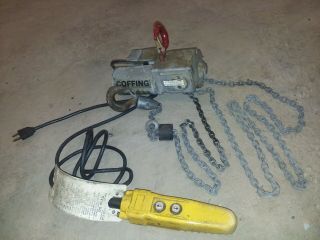 Winch Chain Hoist Vintage 1/4 Ton Rated Made In Usa Priced To Sell