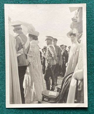 Antique Imperial Russian Photo Tsar Nicholas Ii Romanov Tsarina Grand Duchess