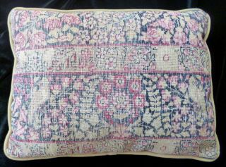 Antique Vintage Turkish Persian Rug Kilim Pillow 18x14 Cushion Throw Pillow