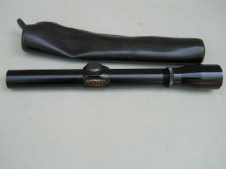 Vintage Lyman All American 3x Rifle Scope Post Reticle Clear/bright Rubber Cover