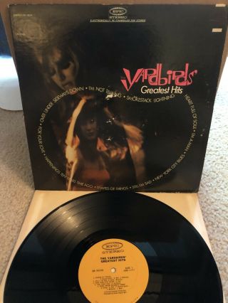 The Yardbirds Greatest Hits Lp Epic 1c/1d Bn 26246 Stereo Ex