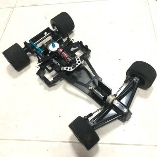 Vintage Trf Tamiya Rc 1/10 F1 F103 Rolling Chassis -
