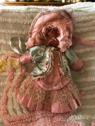 Darling Small Dolls French Dress And Hat French