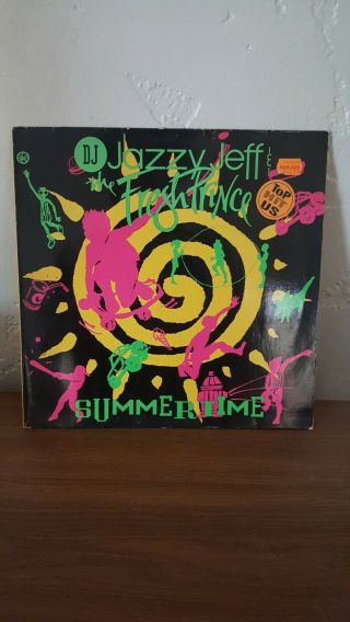 Dj Jazzy Jeff & The Fresh Prince Summertime Zt44726 Vinyl Lp 1988 Maxi - Single