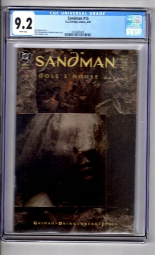Sandman 15 Cgc 9.  2 W/p 