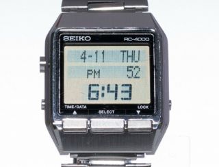 Seiko Rc - 4000 Datagraph S521 - 4010,  Quartz Digital Lcd,  Men 