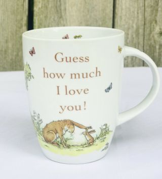 Konitz " Guess How Much I Love You " Bunny Rabbits Coffee Cup Mug - 2008