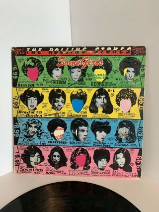 ROLLING STONES 1978 Vinyl LP Record SOME GIRLS COC 39108 Vintage Jagger Richards 2