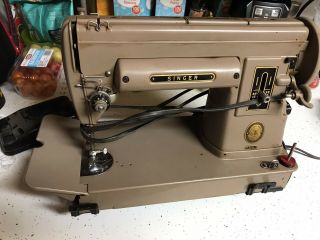 Vintage Singer 301a Sewing Machine - Well - W/ Foot Pedal