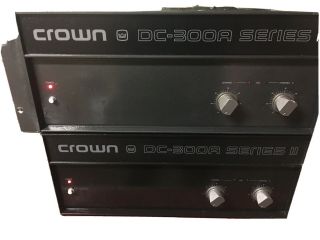 Vintage Crown Dc - 300a Series Ii 2 - Channel Power Amplifier Amp