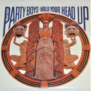 The Party Boys Status Quo Hold Your Head Up 7 " Australian Cbs 45 Rare Vinyl 1987