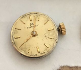 Vintage Bucherer 18K Gold 17 Jewels Ladies Women’s Wristwatch 1940’s Work 2