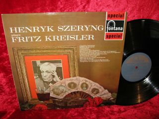 1963 Uk Nm Fontana Sfl 14117 Stereo Henryk Szeryng Plays The Music Of Fritz Krei