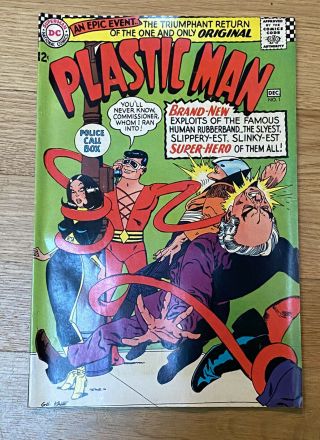 Plastic Man No 1 Dc Comics Dec 1966