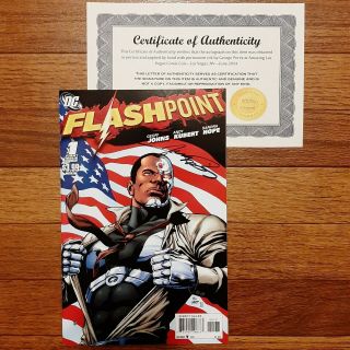 Flashpoint 1 Rare Cover B Signed By George Perez - 1st Appearance Thomas Wayne