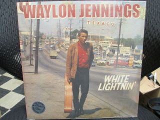 Waylon Jennings White Lightnin Lp Feat;buddy Holly Don 