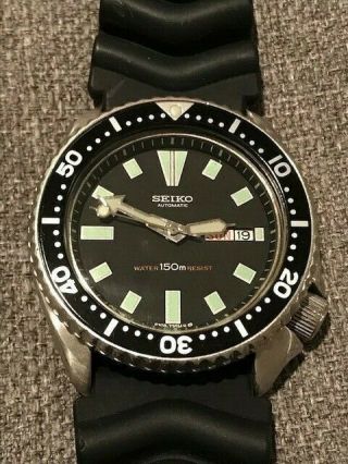 Seiko 6309 - 729a Sdeb39 Turtle Men’s Automatic Vintage Diver Watch Feb 1987