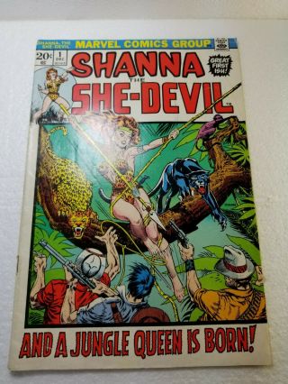 Shanna The She - Devil 1 - 1st Appearance & Steranko Cover.