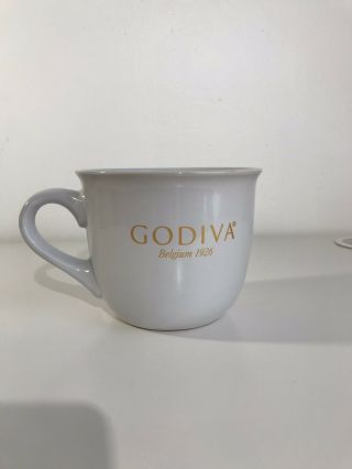 Godiva Belgium Coffee Cup Mug Chocolatier Tea Large Chocolate Cup Rare 20 Oz.