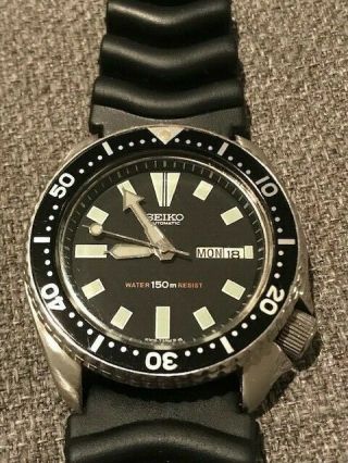 Seiko 6309 - 729a Sdeb39 Turtle Men’s Automatic Vintage Diver Watch Aug 1985