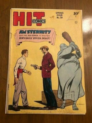 Hit Comics 39 Kid Eternity Quality Comic 1946 Vg - Golden Age Gem