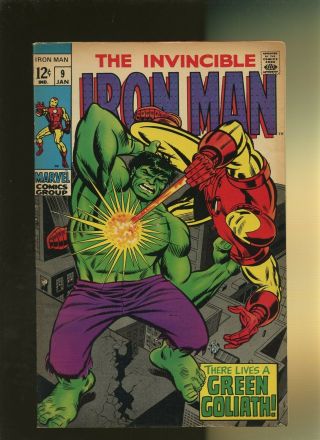 Iron Man 9 Fn 5.  5 1 Book Mandarin,  Hulk (robot),  Archie Goodwin & George Tuska