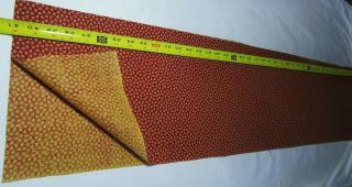Antique Fabric strip 1800 ' s Turkey Red Calico 10 