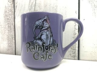 Rainforest Cafe Downtown Disney Purple Tuki Mug Good