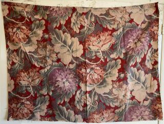 19th Century French Floral Cotton Fabric (3203)