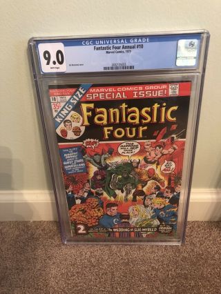 Fantastic Four (1961 1st Series) Annual 10 Cgc 9.  0 Vf/nm White Pages
