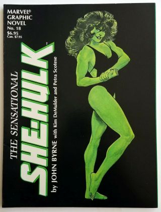 Sensational She - Hulk 1 Marvel Graphic Novel 18 1st Print Gn Tpb 1985 Byrne Vf,
