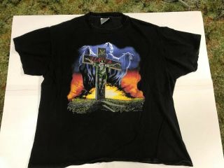 Slayer Touring In The Abyss Shirt Rare Vintage Brockum Xl