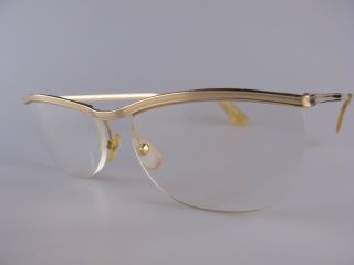 Vintage 50s Amor Gold Filled Eyeglasses Frames Made In France