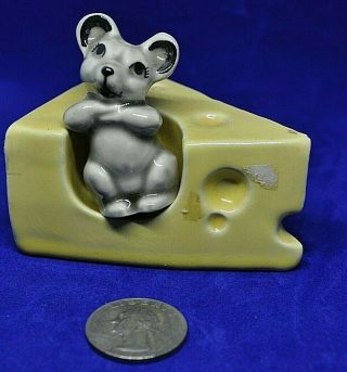 Ceramic Arts Studio,  Madison,  Wi,  Baby Mouse And Cheese Shakers 1952