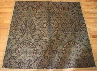 Vintage Antique Tapestry Fabric Wall Hanging Art Nouveau