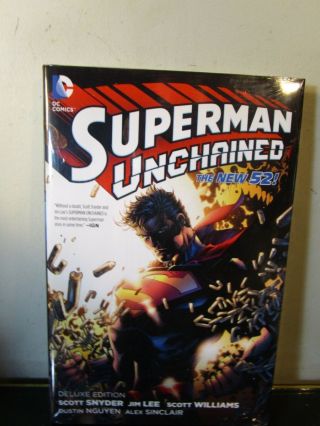 SUPERMAN UNCHAINED DELUXE ED HC 2