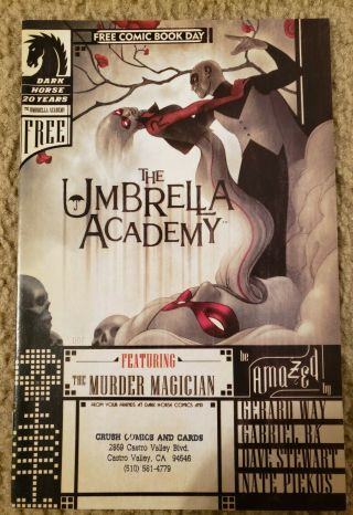 Umbrella Academy Comic Book Day Fcbd - 1st Appearance Key Issue 2007 Vf/nm