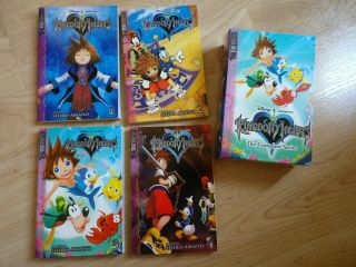 Disney Kingdom Hearts The Complete Series Set Volume Vol 1 2 3 4 Manga Tokyopop