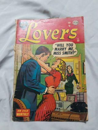 Lovers Atlas Comic Book: Vol.  1 No.  48 April 1953