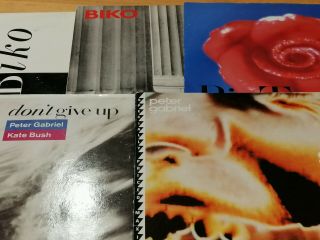 Joblot 5 X Prog Rock 12 " Records.  All Peter Gabriel.  Inc.  Shock The Monkey,  Biko