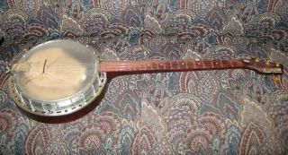 Vintage 5 - String Resonator Banjo Handmade Folk Art Banjo 39 Inches