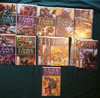 Marvel Fear Itself 1 - 7 Complete Run,  Tie Ins Fearsome Four,  The Deep (2011)