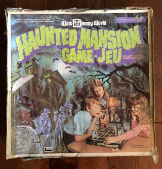 Vtg Walt Disney World Haunted Mansion 3d Board Game 1975 Lakeside Incomplete