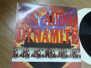 Big Audio Dynamite LP Megatop Phoenix,  INSERT The Clash A1/B1 EARLY PRESSING 2