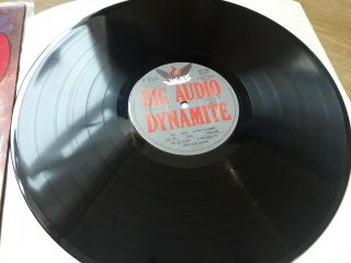 Big Audio Dynamite LP Megatop Phoenix,  INSERT The Clash A1/B1 EARLY PRESSING 3