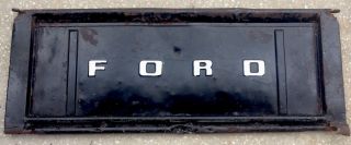 Vintage Ford Black Tailgate