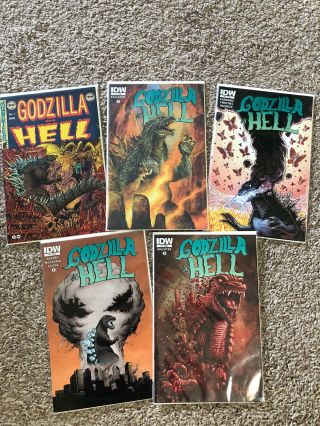 Godzilla In Hell Issues 1 - 5
