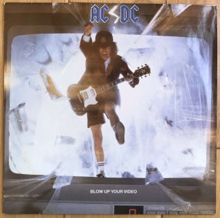 Ac/dc ‎– Blow Up Your Video 12” Vinyl Lp Rock Hard Rock 1988 Ex